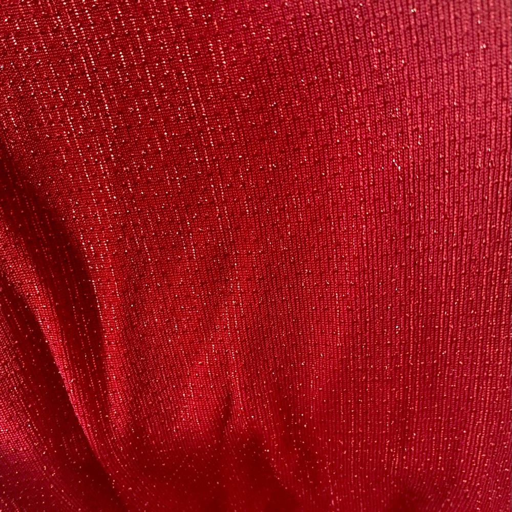 Fashion Nova “Mila Lurex” Maxi Dress Wine Size M - Picture 13 of 15
